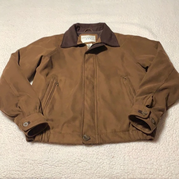 Covington Other - Covington Men’s MicroSuede Full Zip Coat, Chocolate Brown in Color, Like New